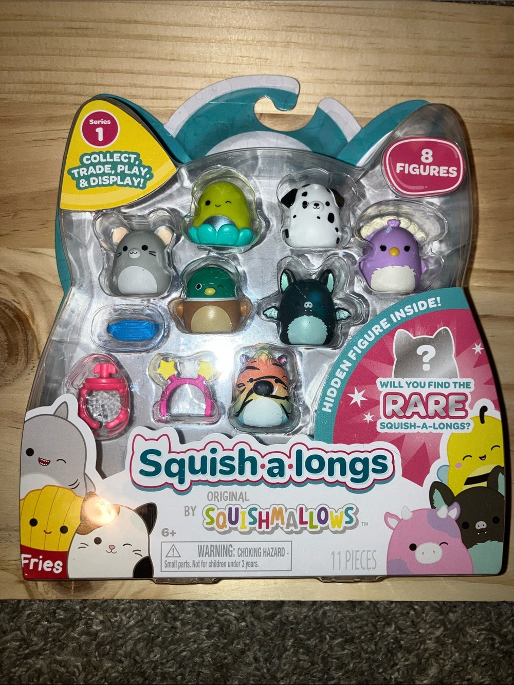 Squish-a-longs Squishmallows 8-Figure Pack - Multicolor New